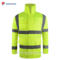 Venta al por mayor Chaquetas de seguridad Fabricante Personalizado Impermeable Alta Visibilidad Reflectante Ropa de Trabajo Hi Vis Winter Parka